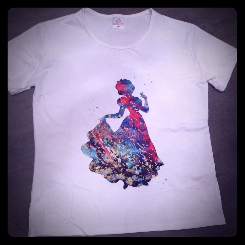 Show White Watercolor Tee